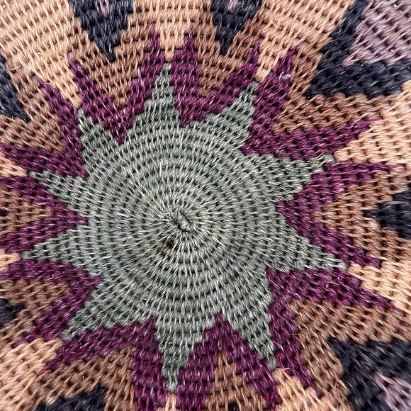 VTG Hand Woven Coil Basket Bowl Southwestern? Native African? - Picture 4 of 4